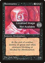 Abomination - Fourth Edition Foreign Black Border