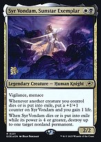 Syr Vondam, Sunstar Exemplar - Edge of Eternities Promos