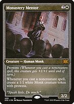 Monastery Mentor - Double Masters 2022 - Etched Foil