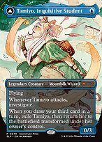 Tamiyo, Inquisitive Student // Tamiyo, Seasoned Scholar - Secret Lair Promo - Borderless