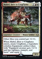 Mabel, Heir to Cragflame - Bloomburrow Promos - Promo Foil