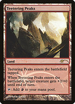 Teetering Peaks - Friday Night Magic 2011 - Promo Foil