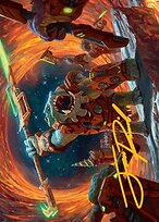 Frontline War-Rager - Edge of Eternities Art Series - Borderless