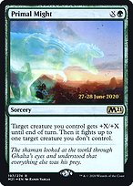 Primal Might - Core Set 2021 Promos - Promo Foil