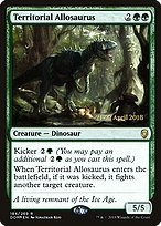 Territorial Allosaurus - Dominaria Promos - Promo Foil