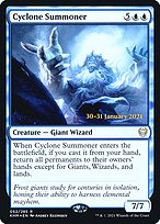 Cyclone Summoner - Kaldheim Promos - Promo Foil