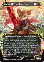 Mabel, Heir to Cragflame - Bloomburrow - Raised Foil