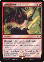 Blasphemous Act - Warhammer 40,000 Commander - Surge Foil