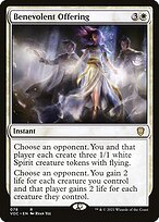 Benevolent Offering - Crimson Vow Commander