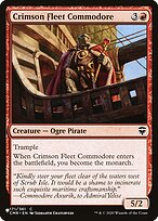 Crimson Fleet Commodore - The List