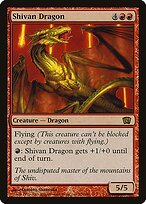 Shivan Dragon - Eighth Edition - Promo Foil