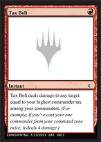 Tax Bolt - Unknown Event