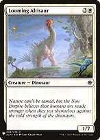 Looming Altisaur - The List