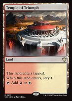 Temple of Triumph - Secrets of Strixhaven Commander