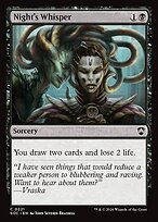 Night's Whisper - Secrets of Strixhaven Commander