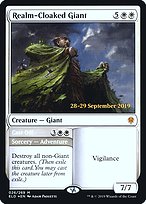 Realm-Cloaked Giant // Cast Off - Throne of Eldraine Promos - Promo Foil