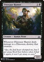 Dinosaur Hunter - The List