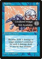 Backfire - Fourth Edition Foreign Black Border