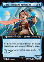 O'aka, Traveling Merchant - Final Fantasy Commander - Extended Art