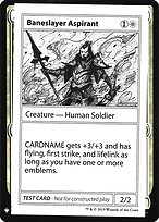 Baneslayer Aspirant - Mystery Booster Playtest Cards 2019