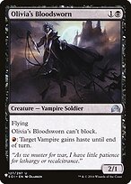 Olivia's Bloodsworn - The List