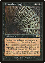 Discordant Dirge - Urza's Saga