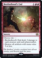 Brotherhood's End - The Brothers' War Promos - Promo Foil