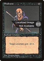 Debilidad (Weakness) - Fourth Edition Foreign Black Border