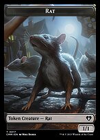 Rat - Commander Masters Tokens