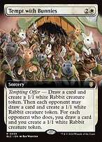 Tempt with Bunnies - Bloomburrow Commander