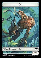 Cat - Commander Masters Tokens