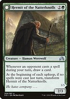 Hermit of the Natterknolls // Lone Wolf of the Natterknolls - Shadows over Innistrad