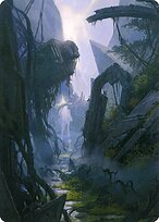 Swamp - Zendikar Rising Art Series