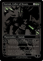 Garruk, Caller of Beasts - San Diego Comic-Con 2013 - Promo Foil