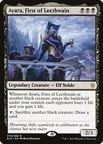 Ayara, First of Locthwain - Throne of Eldraine Promos