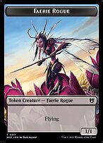 Faerie Rogue - Wilds of Eldraine Commander Tokens