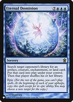 Eternal Dominion - The List