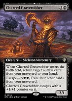 Charred Graverobber - Outlaws of Thunder Junction Commander - Extended Art