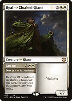 Realm-Cloaked Giant // Cast Off - Forgotten Realms Commander