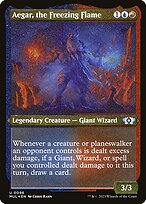 Aegar, the Freezing Flame - Multiverse Legends - Etched Foil