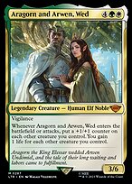 Aragorn and Arwen, Wed - The Lord of the Rings: Tales of Middle-earth - Promo Foil