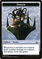 Vraska, Golgari Queen Emblem - Guilds of Ravnica Tokens