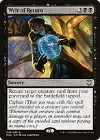 Writ of Return - New Capenna Commander