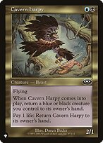 Cavern Harpy - The List