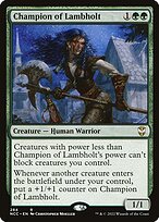 Champion of Lambholt - New Capenna Commander