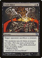 Cruel Edict - Ninth Edition - Promo Foil