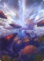 Prismatic Vista - Zendikar Rising Art Series - Borderless