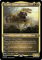 Zacama, Primal Calamity - Commander Masters - Etched Foil