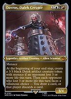 Davros, Dalek Creator - Doctor Who - Etched Foil