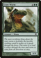 Craw Wurm - Tenth Edition